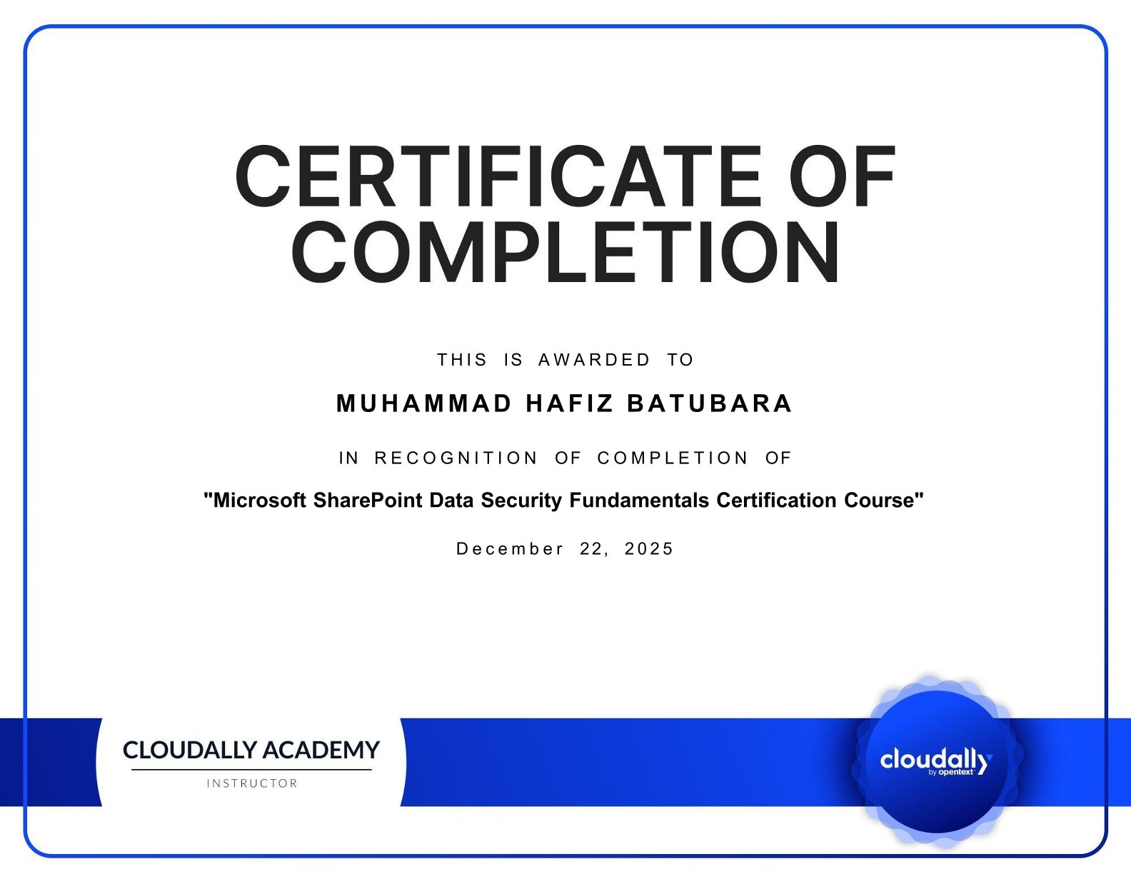 Microsoft SharePoint Data Security Fundamentals Certification Course