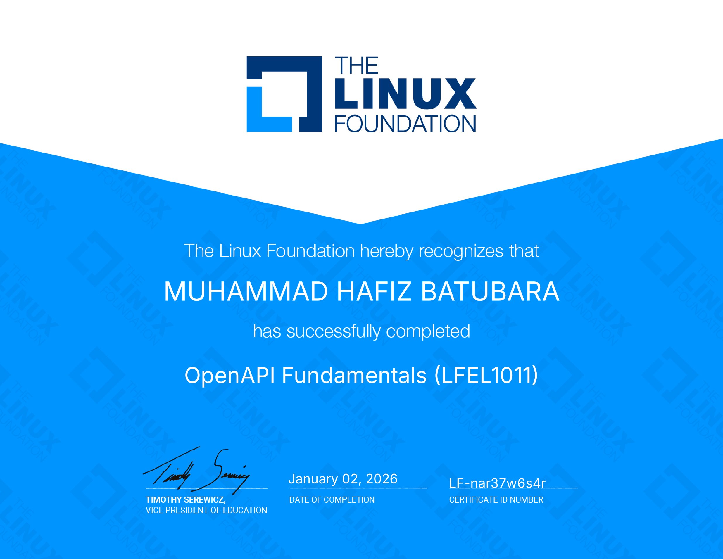 OpenAPI Fundamentals (LFEL1011)