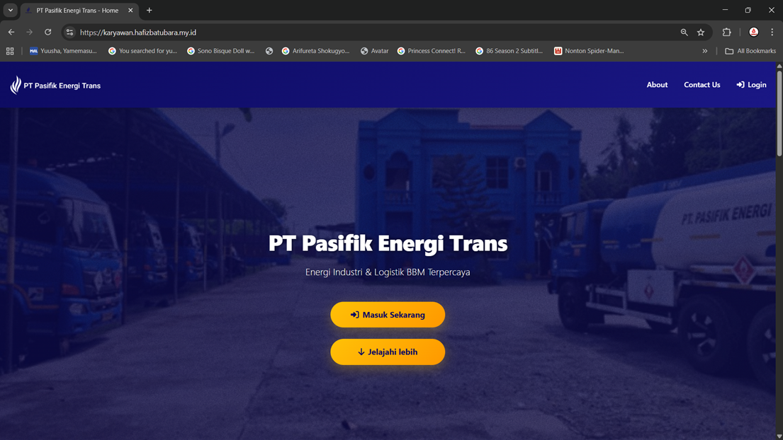 Design and Development of a Web-Based Employee and Payroll Management Information System for PT Pasifik Energi Trans